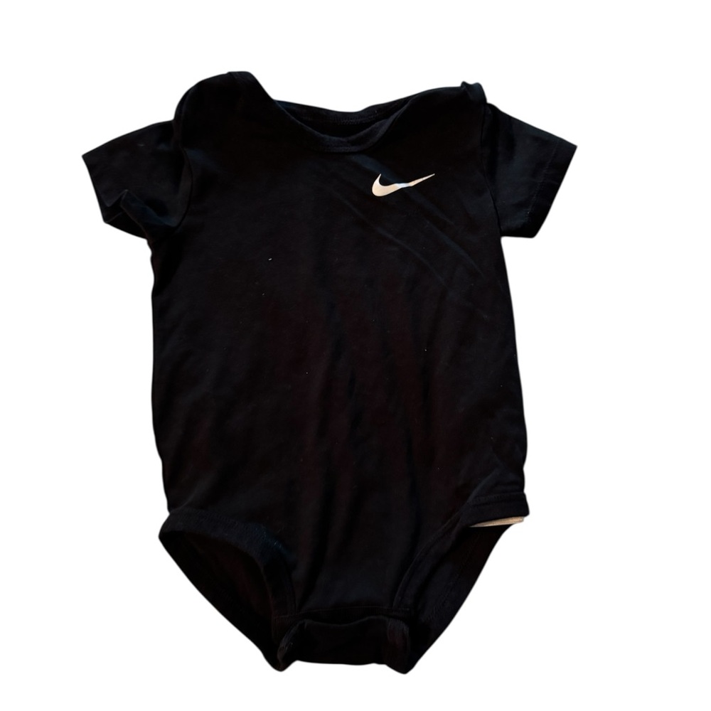 Nike Black Bodysuit with Iconic Swoosh